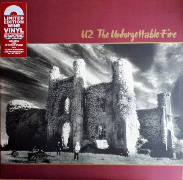 U2 : The Unforgettable Fire (LP, Album, Ltd, RE, Bur)