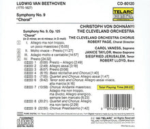 Laden Sie das Bild in den Galerie-Viewer, Beethoven*, The Cleveland Orchestra &amp; Chorus*, Christoph von Dohnányi, Carol Vaness, Janice Taylor (2), Siegfried Jerusalem, Robert Lloyd (4) : Symphony No. 9 (CD, Album, RE)
