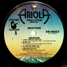 Laden Sie das Bild in den Galerie-Viewer, Eruption (4) Featuring Precious Wilson : Eruption (LP, Album, Ter)

