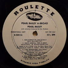 Load image into Gallery viewer, Pearl Bailey : Pearl Bailey A-Broad (LP, Mono, Promo)
