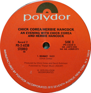 Chick Corea & Herbie Hancock : An Evening With Chick Corea & Herbie Hancock In Concert (2xLP, Album, Gat)
