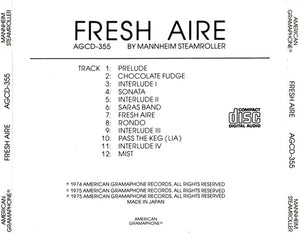 Mannheim Steamroller : Fresh Aire (CD, Album, Pre)