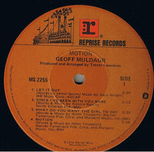 Laden Sie das Bild in den Galerie-Viewer, Geoff Muldaur : Motion (LP, Album, RE, Los)
