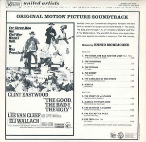 Ennio Morricone : The Good, The Bad  And The Ugly - Original Motion Picture Soundtrack (LP, Album, M/Print, RP)