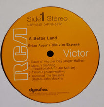 Laden Sie das Bild in den Galerie-Viewer, Brian Auger's Oblivion Express : A Better Land (LP, Album, Ind)
