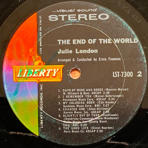 Julie London : The End Of The World (LP, Album, Hol)