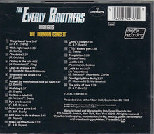 Laden Sie das Bild in den Galerie-Viewer, The Everly Brothers* : The Reunion Concert Highlights (CD, Album, RE, PDO)

