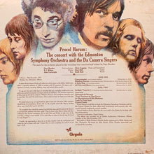 Laden Sie das Bild in den Galerie-Viewer, Procol Harum In Concert With The Edmonton Symphony Orchestra : Live (LP, Album, Mon)
