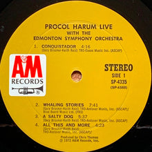 Laden Sie das Bild in den Galerie-Viewer, Procol Harum In Concert With The Edmonton Symphony Orchestra : Live (LP, Album, Mon)
