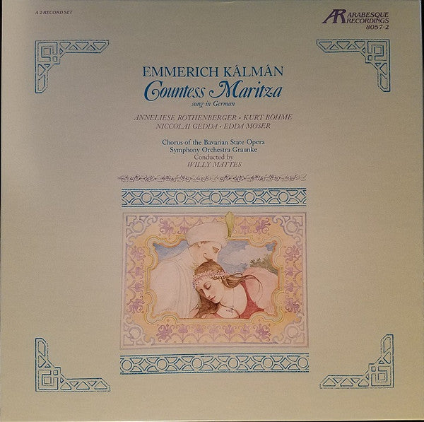 Emmerich Kálmán / Chorus Of The Bavarian State Opera*, Symphony Orchestra Graunke* Conducted By Willy Mattes : Countess Maritza (Sung In German) (2xLP + Box)