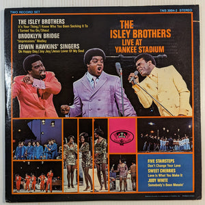 Various : The Isley Brothers Live At Yankee Stadium (2xLP, Album)