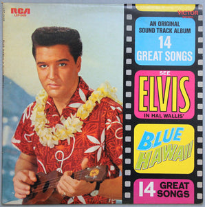 Elvis Presley : Blue Hawaii (An Original Sound Track Album) (LP, Album, RE, Bla)