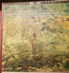 Tchaïkovsky*, Philharmonia Orchestra, Herbert von Karajan :  Ballet Suites  Swan Lake / The Sleeping Beauty (LP, Blu)