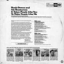 Charger l'image dans la galerie, Buck Owens And The Buckaroos* : It Takes People Like You To Make People Like Me (LP, Album, Los)
