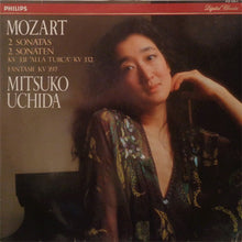 Laden Sie das Bild in den Galerie-Viewer, Mozart*, Mitsuko Uchida : 2 Sonatas = 2 Sonaten : KV 331 &quot;Alle Turca&quot; / KV 332 / Fantasie KV 397 (LP)
