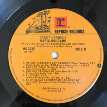 Load image into Gallery viewer, Maria Muldaur : Sweet Harmony (LP, Album, Pit)
