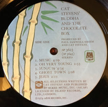 Load image into Gallery viewer, Cat Stevens : Buddha And The Chocolate Box (LP, Album, Club, San)
