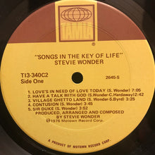 Load image into Gallery viewer, Stevie Wonder : Songs In The Key Of Life (2xLP + 7", EP + Album, Club, CRC)
