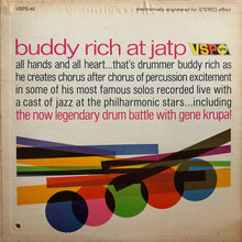 Laden Sie das Bild in den Galerie-Viewer, Buddy Rich : Buddy Rich At JATP (LP, Comp)
