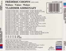 Laden Sie das Bild in den Galerie-Viewer, Chopin*, Vladimir Ashkenazy : Waltzes (CD, Comp, Pol)
