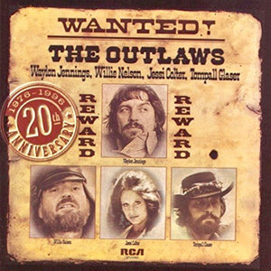 Waylon Jennings, Willie Nelson, Jessi Colter, Tompall Glaser : Wanted! The Outlaws (1976-1996 20th Anniversary) (CD, Comp, RE, RM)