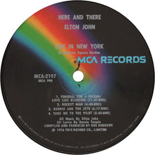 Load image into Gallery viewer, Elton John : Here And There (LP, Album, Glo)
