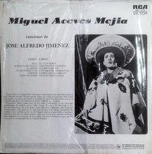 Load image into Gallery viewer, Miguel Aceves Mejía* : Canciones De José Alfredo Jiménez (LP, Album, RE)
