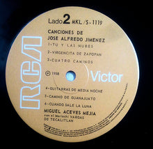 Load image into Gallery viewer, Miguel Aceves Mejía* : Canciones De José Alfredo Jiménez (LP, Album, RE)
