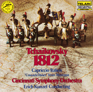 Tchaikovsky*, Erich Kunzel ~ Cincinnati Symphony Orchestra : 1812, Capriccio Italien, "Cossack Dance" From Mazeppa (CD, Album, RE)