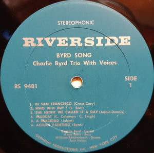 Charlie Byrd With Voices* : Byrd Song (LP, Album)