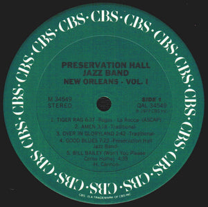 Preservation Hall Jazz Band : New Orleans, Vol. 1 (LP, Album, Quad, Pit)