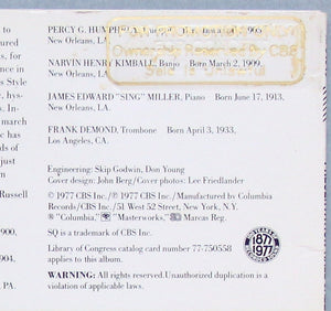 Preservation Hall Jazz Band : New Orleans, Vol. 1 (LP, Album, Quad, Pit)