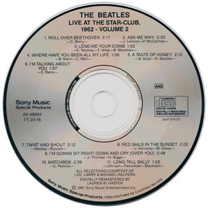 The Beatles : Live! At The Star-Club In Hamburg, Germany; 1962 (Vol. 2) (CD, Comp, RM)