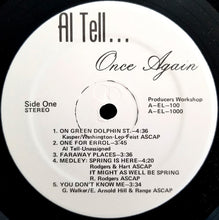 Load image into Gallery viewer, Al Tell : Once Again (LP, Album)
