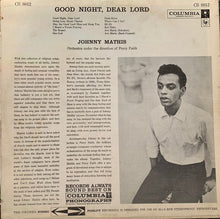 Laden Sie das Bild in den Galerie-Viewer, Johnny Mathis : Good Night, Dear Lord (LP, Album)
