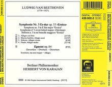 Load image into Gallery viewer, Ludwig van Beethoven, Berliner Philharmoniker, Herbert von Karajan : Symphonie No. 3 »Eroica« • »Egmont«-Ouvertüre (CD, Album, RE, RM, PMD)
