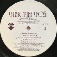 Charger l'image dans la galerie, Christopher Cross : Another Page (LP, Album, Win)

