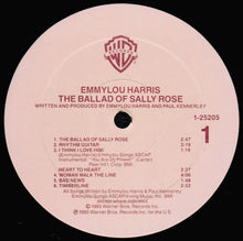 Load image into Gallery viewer, Emmylou Harris : The Ballad Of Sally Rose (LP, Album, All)
