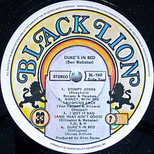 Load image into Gallery viewer, Ben Webster : Duke's In Bed! (LP, Album, RE)
