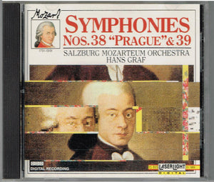 Hans Graf, Das Mozarteum Orchester Salzburg : Mozart Symphonies 38 (Prague) and 39 (CD)