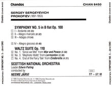 Laden Sie das Bild in den Galerie-Viewer, Prokofiev* - Scottish National Orchestra*, Neeme Järvi : Symphony No. 5 In B Flat Op. 100 / Three Waltzes Op. 110 (CD)
