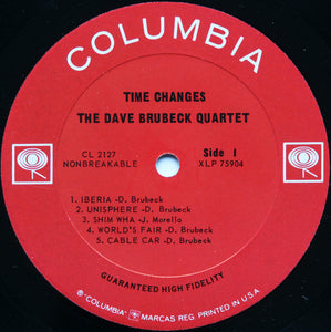 The Dave Brubeck Quartet : Time Changes (LP, Album, Mono)