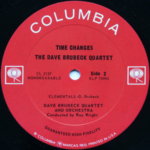 The Dave Brubeck Quartet : Time Changes (LP, Album, Mono)