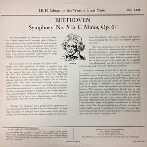 Ludwig van Beethoven : Symphony No. 5 In C Minor, Op. 67 (LP)