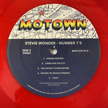 Laden Sie das Bild in den Galerie-Viewer, Stevie Wonder : Number 1's (2xLP, Comp, Ltd, RE, Red)
