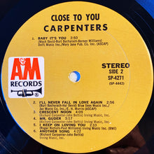 Load image into Gallery viewer, Carpenters : Close To You (LP, Album, Mon)
