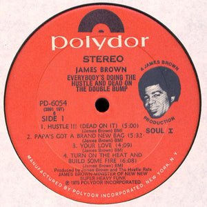 James Brown : Everybody's Doin' The Hustle & Dead On The Double Bump (LP, Album)