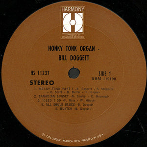 Bill Doggett : Honky Tonk Organ (LP, Comp)