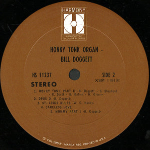 Bill Doggett : Honky Tonk Organ (LP, Comp)