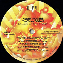 Load image into Gallery viewer, Kenny Rogers : Ten Years Of Gold (LP, Album, Comp, Emb)
